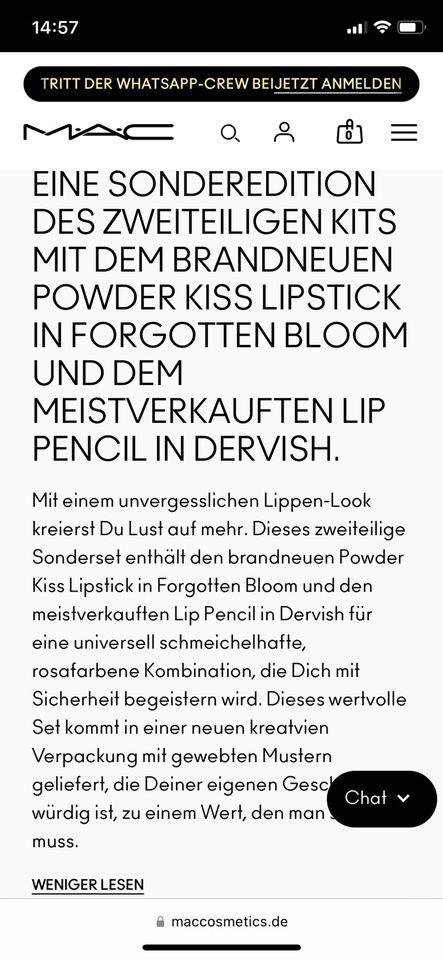 MAC Lippenstift und lipliner in Frankfurt am Main