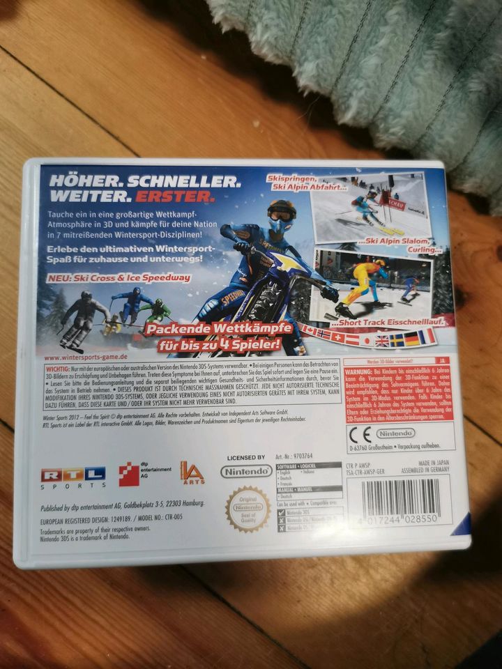 Nintendo 3ds Spiel winter sport fahren Skifahren Motorrad etc in Hamburg