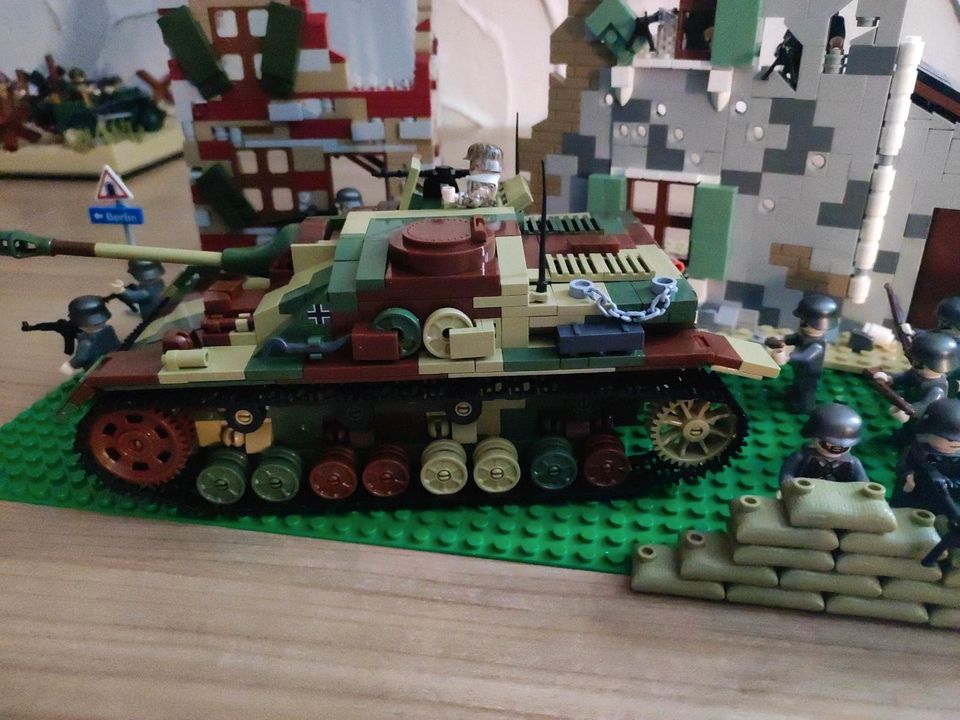 Klemmbausteine WW2 Soldaten Figuren Panzer Armee in Mayen