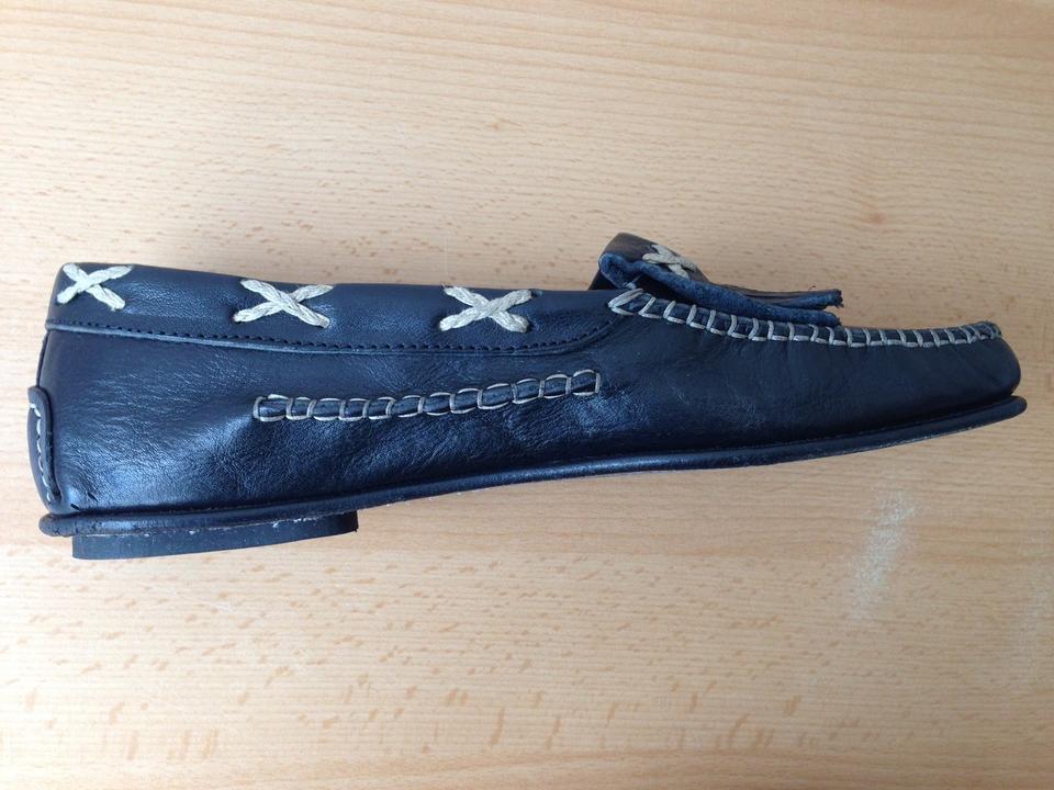 Bottega Veneta Mokassin, Hirsch Leder, handarb, Schwarz Gr.42 neu in Königstein im Taunus