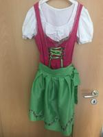 3 teiliges Dirndl New Yorker pink grün Blumen weiße Bluse S 36 Bayern - Neu Ulm Vorschau