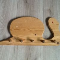 Holz Gardrobe Kindergardrobe Schnecke Niedersachsen - Wardenburg Vorschau