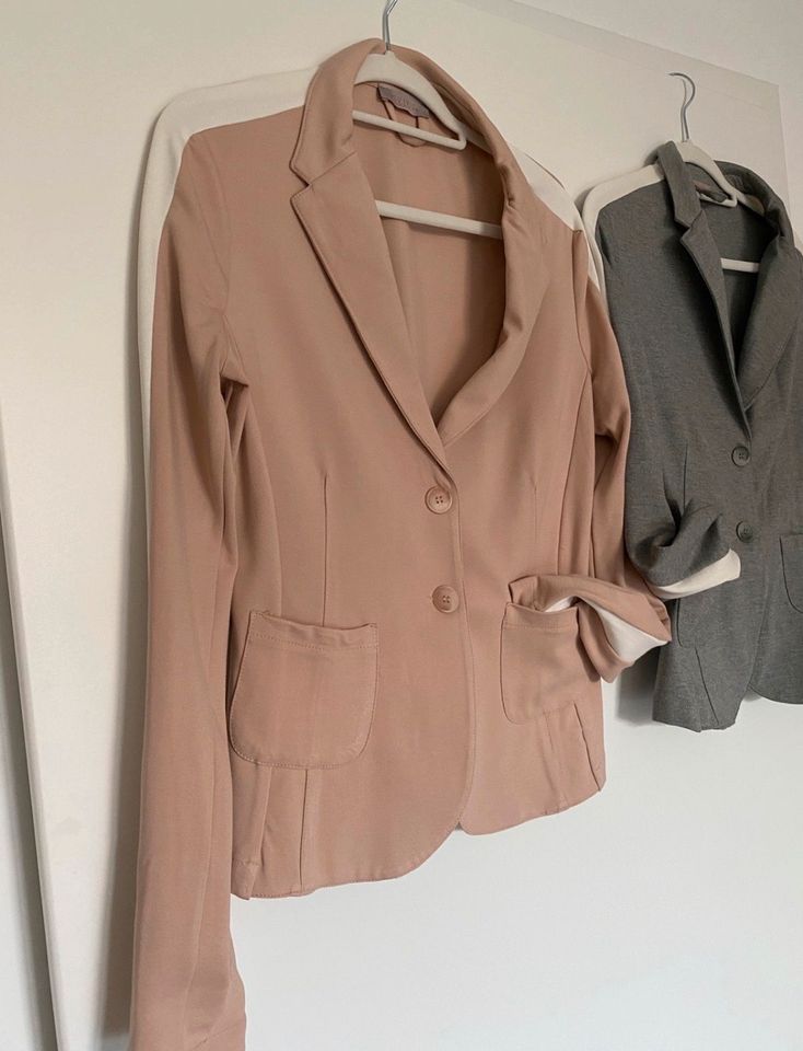 2 ESViViD Blazer Creme Streifen rosé u grau Jacke Esvivid cool in Detmold