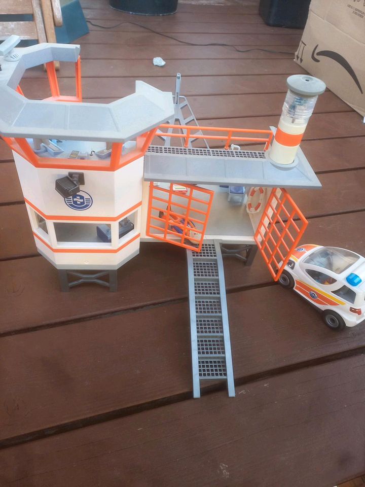Playmobil Wasserwacht und Rettungshubschrauber in Ulm