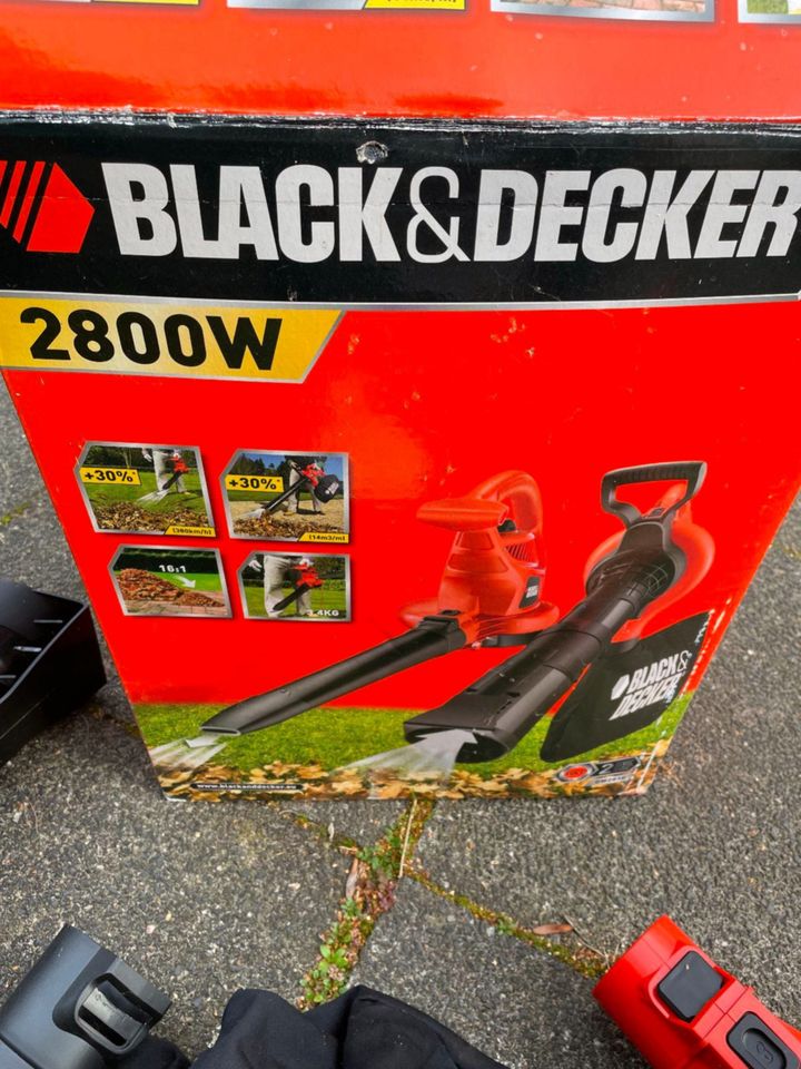 Black+Decker Laubsauger, Bläser GW2810 mit Häcksler wie neu in Castrop-Rauxel