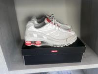 Nike Supreme shox 44 Weis white rot Köln - Widdersdorf Vorschau