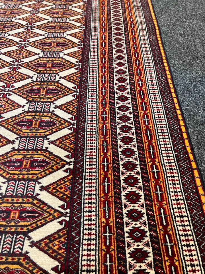 Wunderschöner Orientteppich Beige Boho Wolle Geometrisch 157x90 in Hamburg