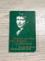 Buch Prinz Friedrich von Homburg von Heinrich von Kleist Abitur Frankfurt am Main - Sachsenhausen Vorschau