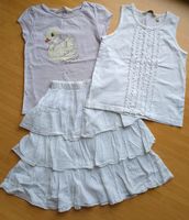 Gr. 122/128 Sommer Set h&m T-Shirt top Rock Baden-Württemberg - Mannheim Vorschau