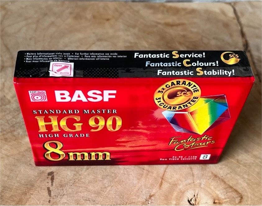 BASF HG 90 HiGH GRADE 8 MM Video Cassette OVP in Großefehn