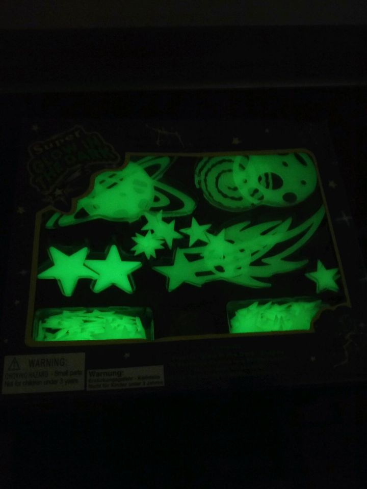 Sterne und Kometen, Glow in the Dark " in Minden