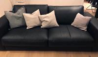 Ledersofa schwarz Baden-Württemberg - Bad Saulgau Vorschau