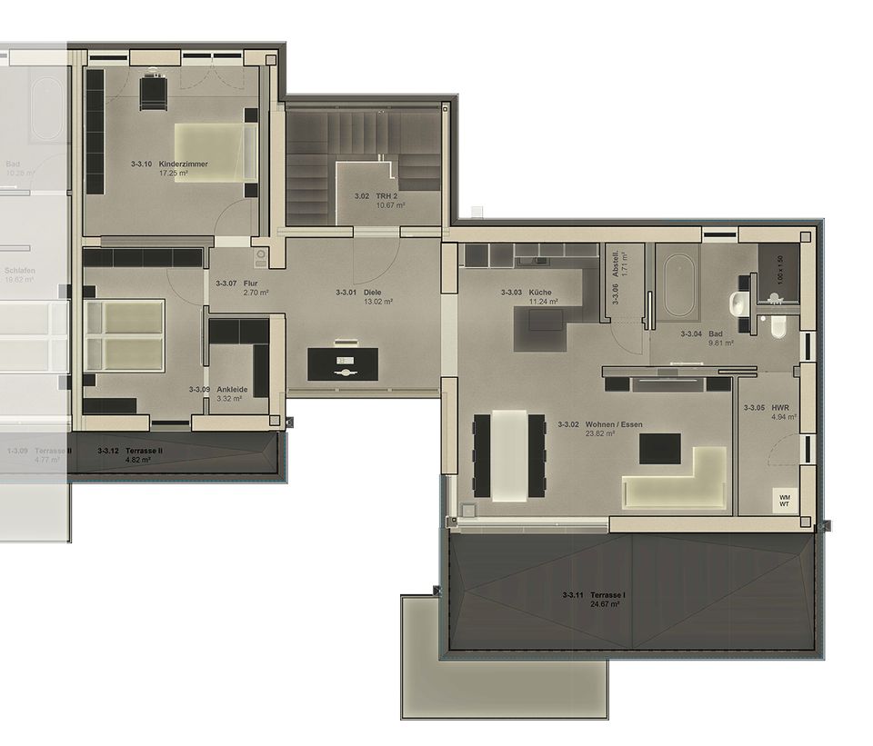 3 Zimmer Penthouse-Wohnung in traumhafter Lage - Nr.2 in Suhl