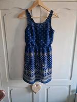 Kleid H&M 34 XS Marienblau Boho Casual Sommer Bayern - Waldkraiburg Vorschau