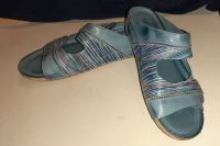 Pantolette jeansblau, gestreift Gr. 42 Nordrhein-Westfalen - Leverkusen Vorschau