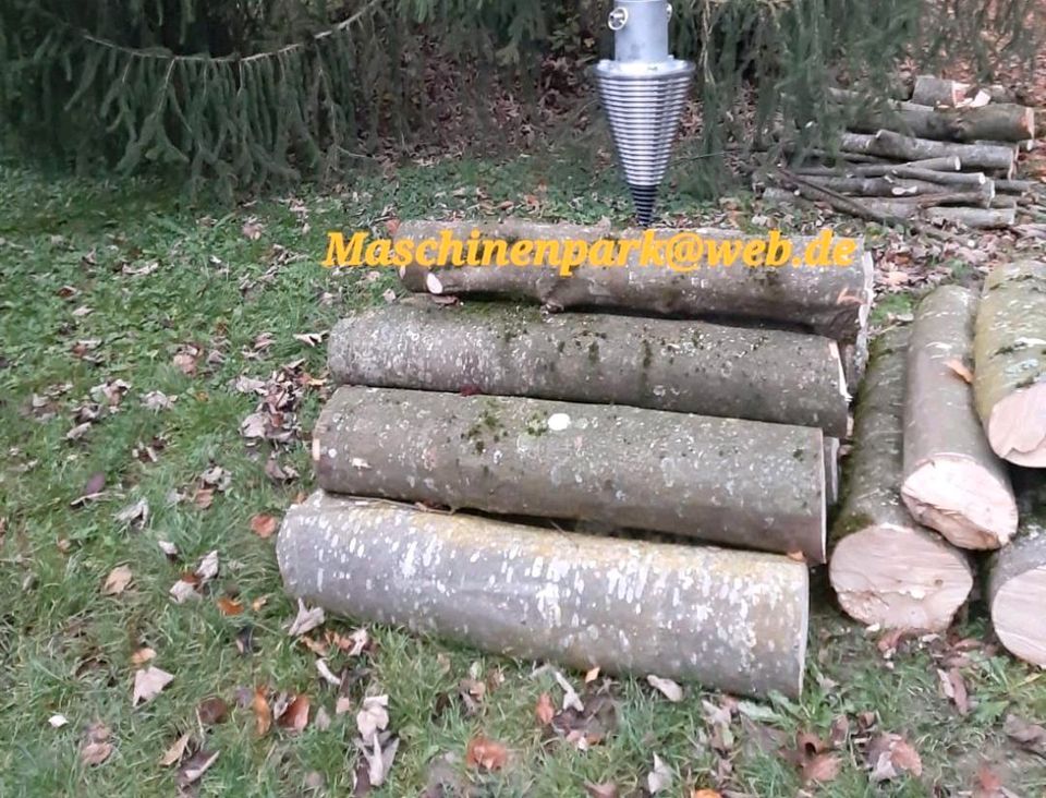 ✅️ 37cm Länge / Kegeldrill / Drillkegel / Holzspalter / Bohrkopf in Langenneufnach