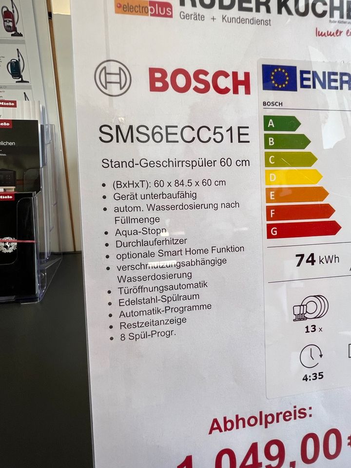 Bosch Stand-Geschirrspüler 60cm (SMS6ECC51E) in Berlin