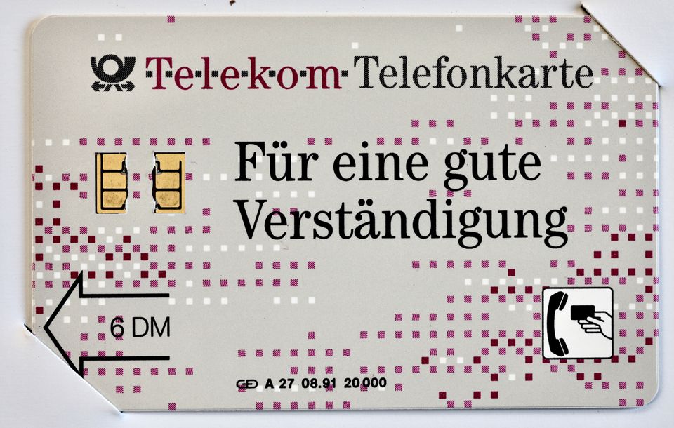 TELEKOM TELEFONKARTE 1991  "Oberpostdirektion Düsseldorf" in Mönchengladbach