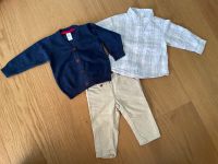 Schickes Set von Baby Club - Hose, Hemd, Strickjacke - Gr. 74 Baden-Württemberg - Öhringen Vorschau