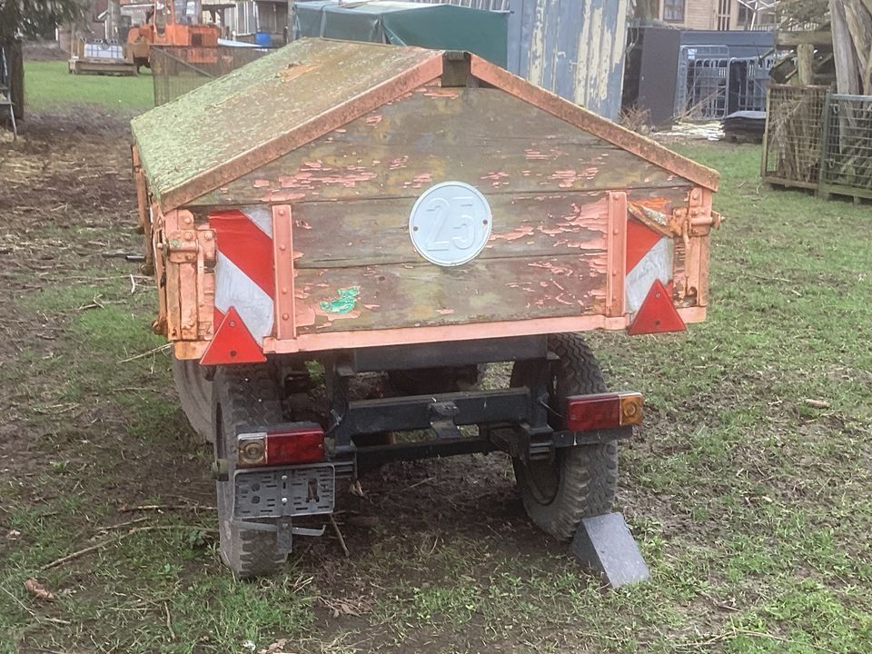 Radlader Großflächen Aufsitzmäher Multicar Anhänger auch TAUSCH in Schönberg (Mecklenburg)