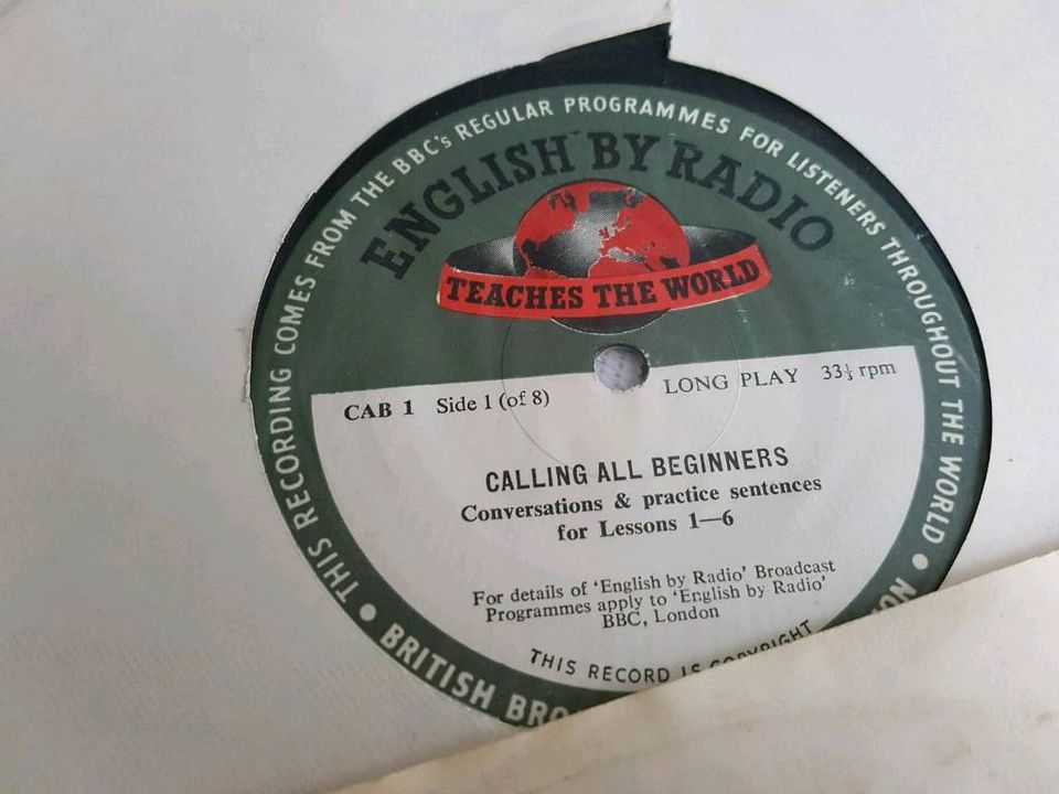 Schallplatten Calling All Beginners English By Radio Kurs LP in  Sachsen-Anhalt - Coswig (Anhalt) | eBay Kleinanzeigen ist jetzt  Kleinanzeigen