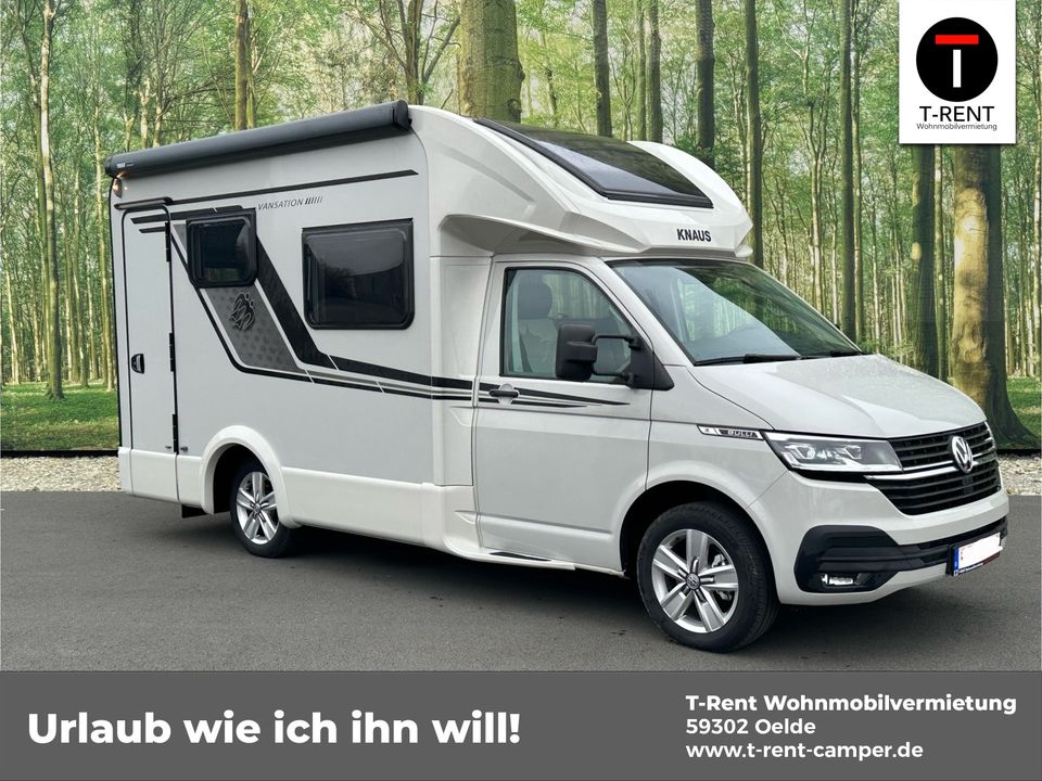 Knaus TOURER VAN 500 LT  Automatik 5,90 m Wohnmobil TV mieten in Oelde