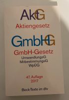 Buch, Aktiengesetz, AktG, GmbHG- GmbH-Gesetz, 47.Auflage Hessen - Limburg Vorschau