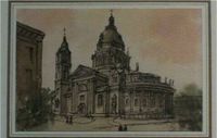 Original Aquarell St. Stephans-Basilika in Budapest, gerahmt Bielefeld - Milse Vorschau
