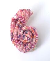 38/39  • 4-fädig handgestrickte Kuschel Wollsocken • Rosa - bunt Nordrhein-Westfalen - Schloß Holte-Stukenbrock Vorschau