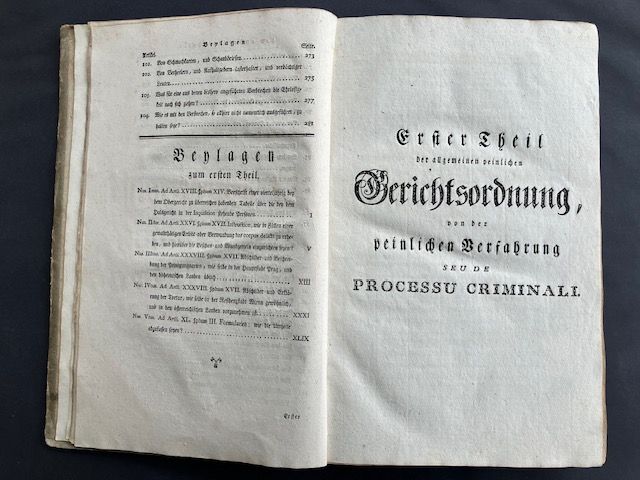 Folter: "Constitutio Criminalis Theresiana" in Ummendorf