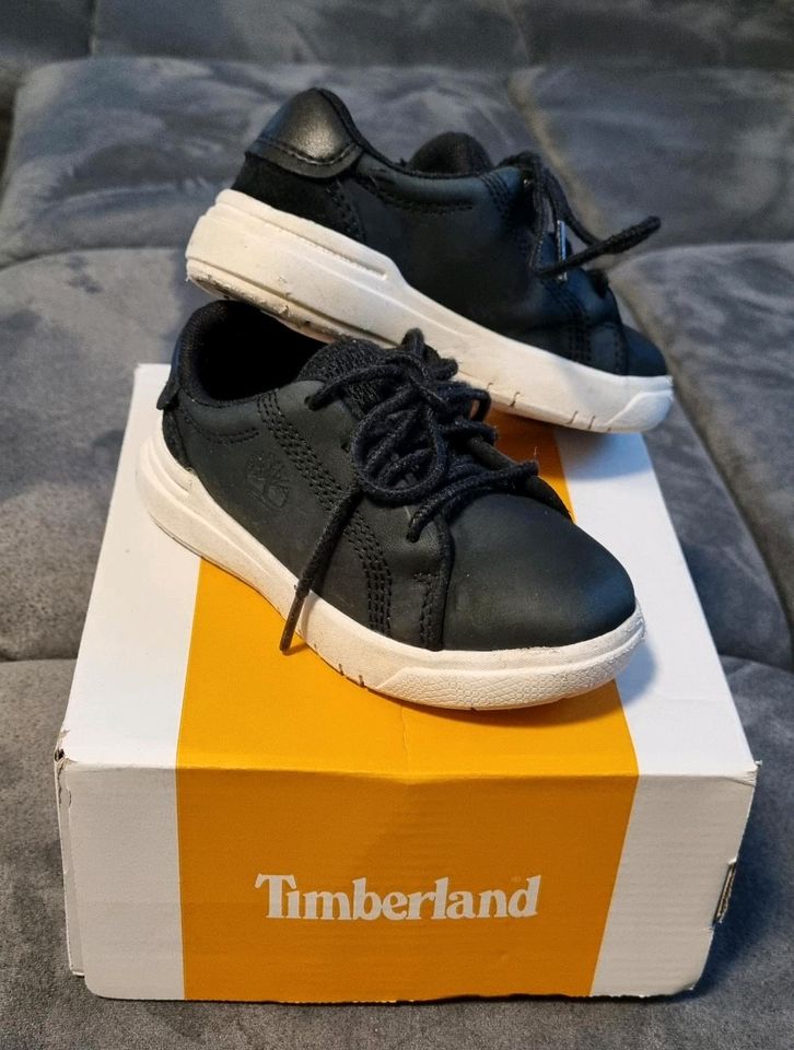 Timberland Sneaker Kinder schwarz weiß in Gießen