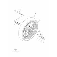 Original Yamaha Gussfelge vorne für MT-07 2021 - 2022 blau NEU Kr. Passau - Passau Vorschau