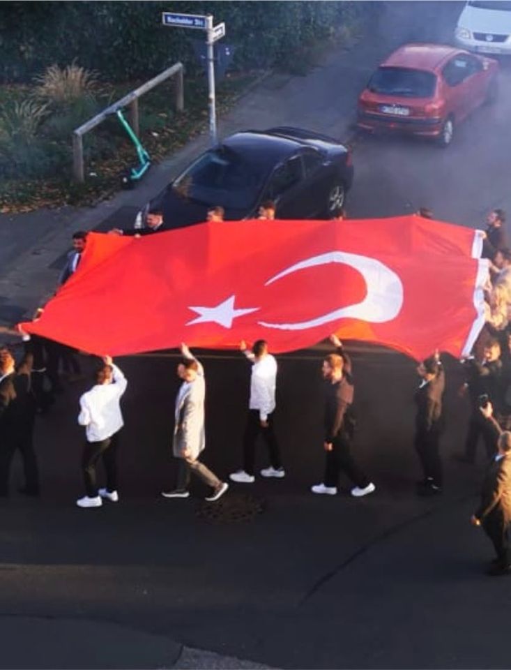 6 x 4m UND 4,5 x 3m Türkei Flagge / Türk Bayrak Dügün Hochzeit in Duisburg