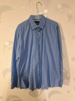 Charles Vögele Hemd Gr. 43/44 blau, sehr fein blau-weiß kariert Rehburg-Loccum - Rehburg Vorschau