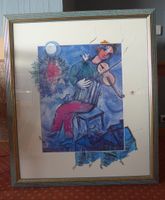 Bild Der blaue Reiter (Chagall), 90x105 cm, hochwertiges Unikat Niedersachsen - Lembruch Vorschau