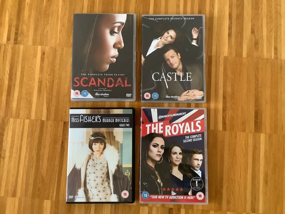 DVD Serien Castle Royals Scandal Fischers Murder Mystery englisch in Simmozheim