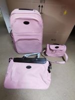 Rosa Koffer Set Tasche Schminkkoffer Trolley  beautycase  pink Baden-Württemberg - Oberkochen Vorschau