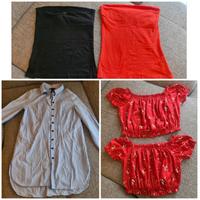 Blusenkleid, Partner Look Oberteile, schulterfreie Oberteile S/36 Berlin - Lichtenberg Vorschau