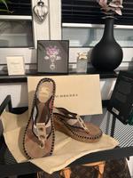 Vintage Burberry Sandaletten Baden-Württemberg - Eggenstein-Leopoldshafen Vorschau