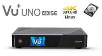 VU+ Uno 4K SE 1x DVB-S2 FBC Twin Tuner Receiver + 500GB Niedersachsen - Werlte  Vorschau