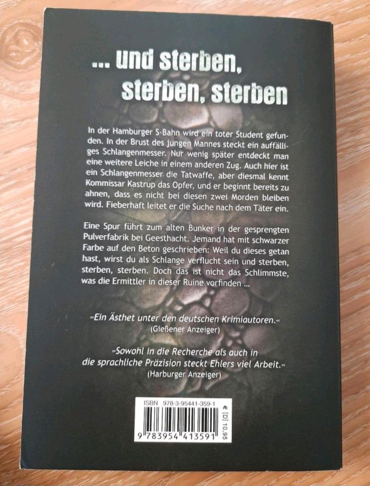 Hamburg Krimi Trilogie Jürgen Ehlers in Delingsdorf