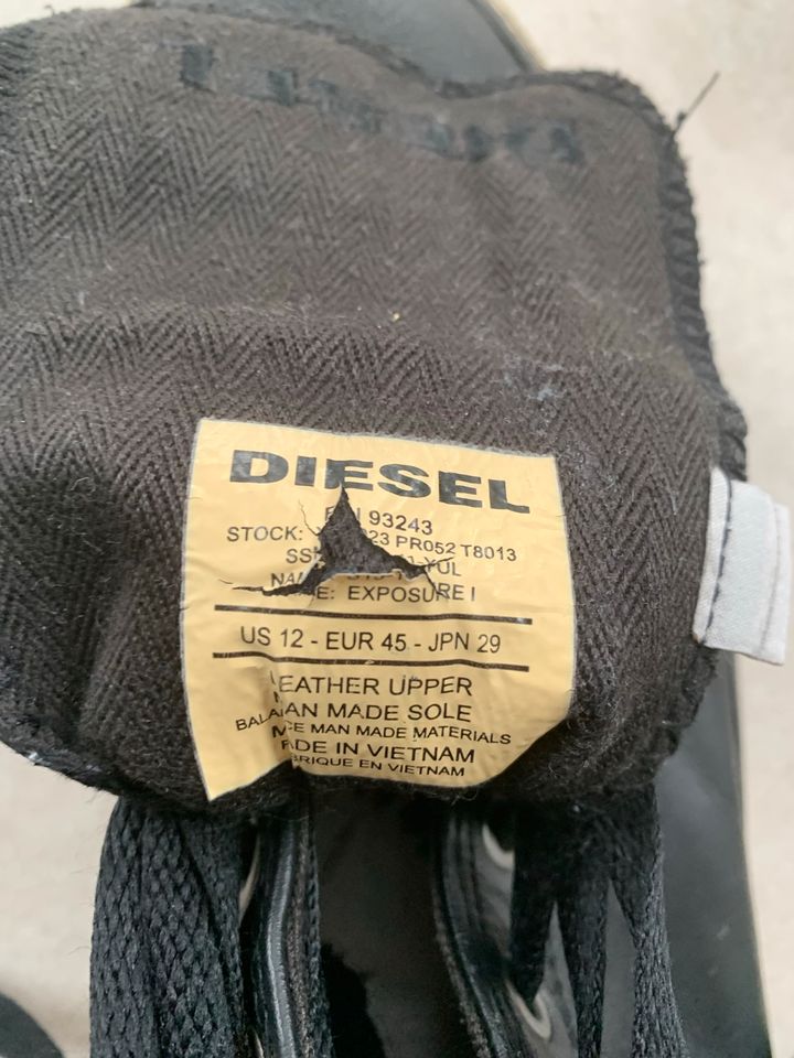 Diesel Leder Schuhe im used Look Gr. 45 in Köln