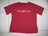 T-Shirt SHEIN bordeaux rot Gr. XS mit Schriftzug Nordrhein-Westfalen - Reichshof Vorschau