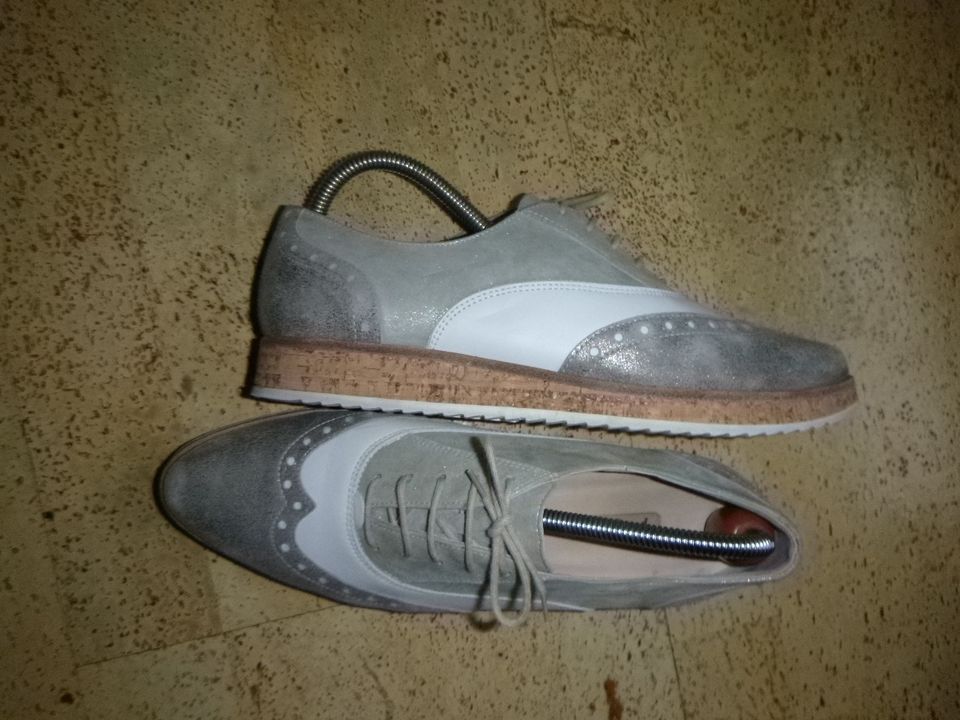 PAUL GREEN ❤️ Schuhe im Budapester Stil KORK Gr. 6 1/2 wie NEU in Adendorf