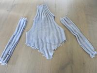 Ärmelloses Strickoberteil mit Armstulpen, grau, neu, M Hessen - Hünstetten Vorschau