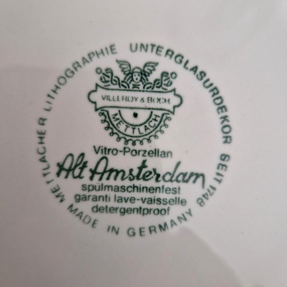 Villeroy & Boch Alt Amsterdam Teller Tassen in Wiesbaden