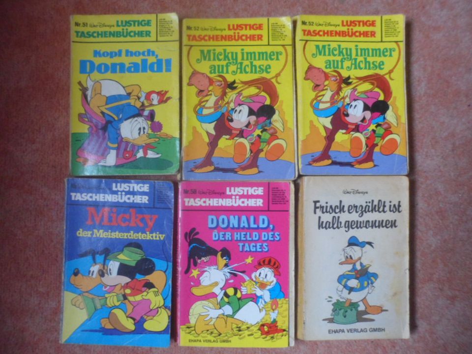 44 x Walt Disneys " Lustige Taschenbücher " . Erstausgaben . in Lehrte
