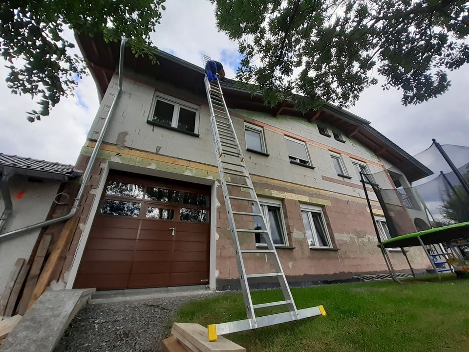 XXXL Seilzugleiter 12m günstig mieten Aluminiumleiter Haus in Königswinter