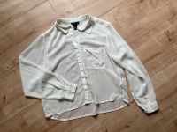 Bluse weiß transparent oversize S Hessen - Hadamar Vorschau