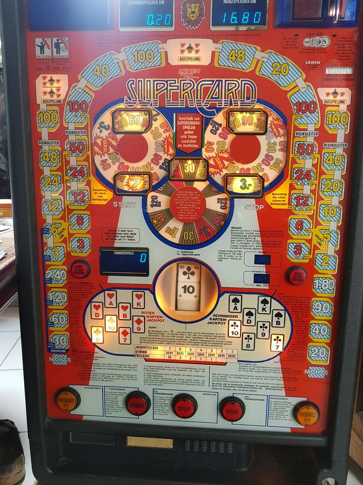 Spielautomat Super Card ( EURO ) in Falkensee